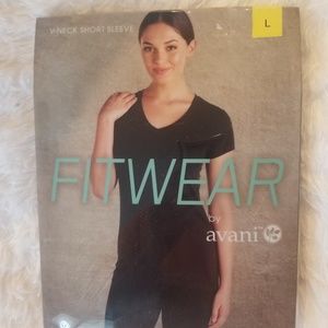 Fitwear by Avani short sleeve Vneck Tshirt